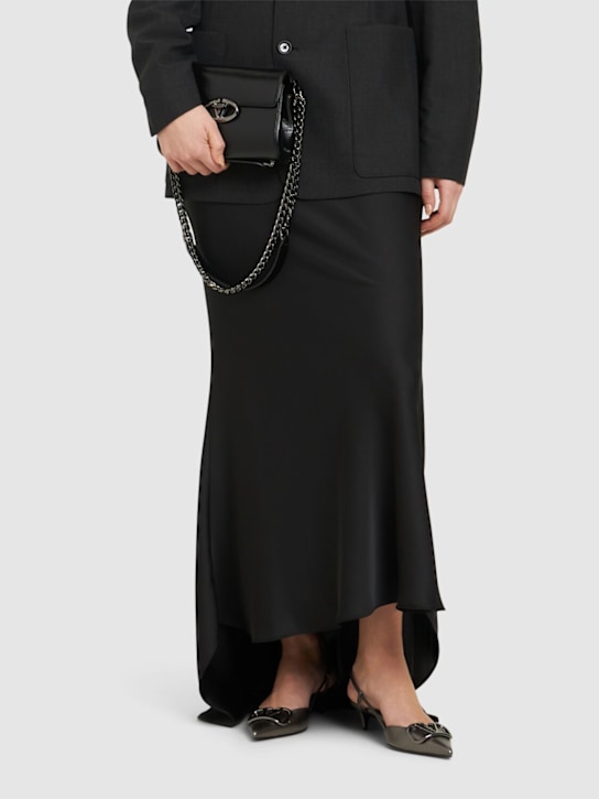 Valentino Garavani: 40mm Vlogo Signature leather slingbacks - women_1 | Luisa Via Roma