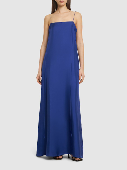 Róhe: Silk long dress - women_1 | Luisa Via Roma