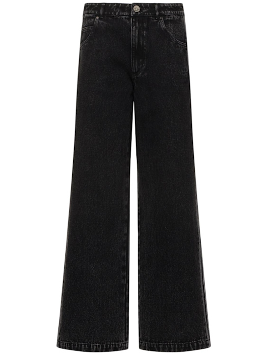 adidas Originals: Denim 3-stripe jeans - women_0 | Luisa Via Roma