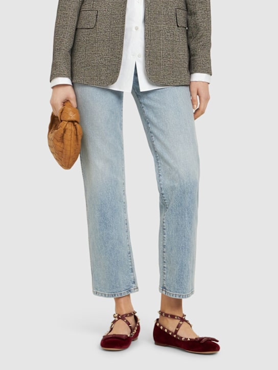 Valentino Garavani: Bailarinas de terciopelo 5mm - women_1 | Luisa Via Roma