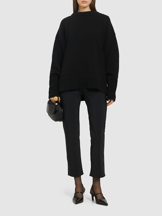 Róhe: Scuba straight pants - women_1 | Luisa Via Roma