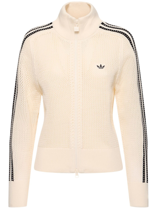 adidas Originals: Crochet track top - women_0 | Luisa Via Roma