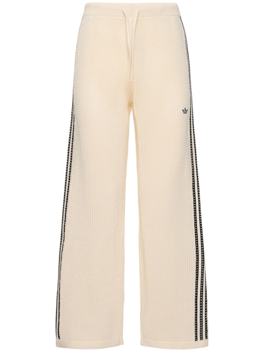 adidas Originals: Crochet track pants - women_0 | Luisa Via Roma