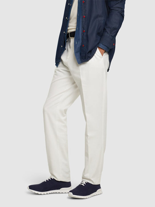 Kiton: Kitted low sneakers - men_1 | Luisa Via Roma