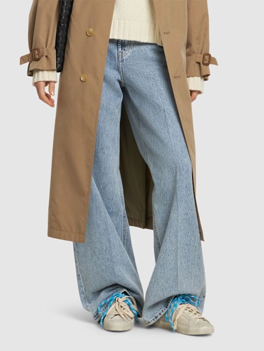 Golden Goose: LVR Exclusive Super-Star suede sneakers - Beige/Silver - women_1 | Luisa Via Roma