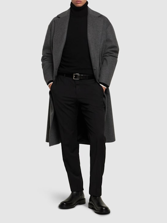 Boss: Genius wool pants - men_1 | Luisa Via Roma