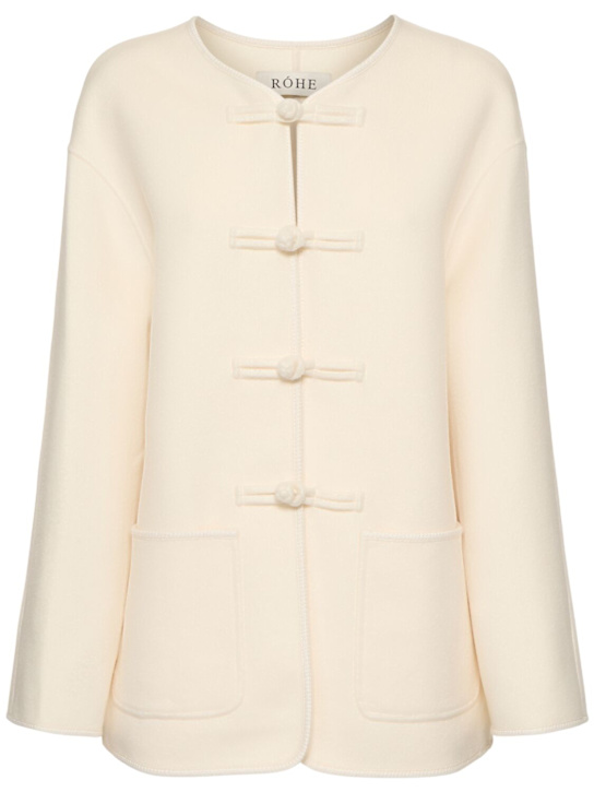 Róhe: Traditional double-faced short coat - women_0 | Luisa Via Roma