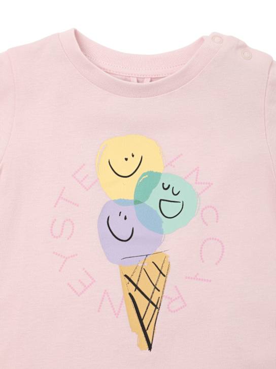 Stella McCartney Kids: Ice Cream コットンジャージーTシャツ - kids-girls_1 | Luisa Via Roma
