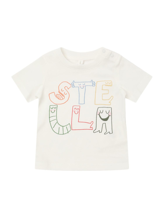 Stella McCartney Kids: コットンジャージーTシャツ - kids-boys_0 | Luisa Via Roma
