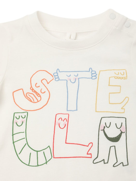 Stella McCartney Kids: コットンジャージーTシャツ - kids-boys_1 | Luisa Via Roma