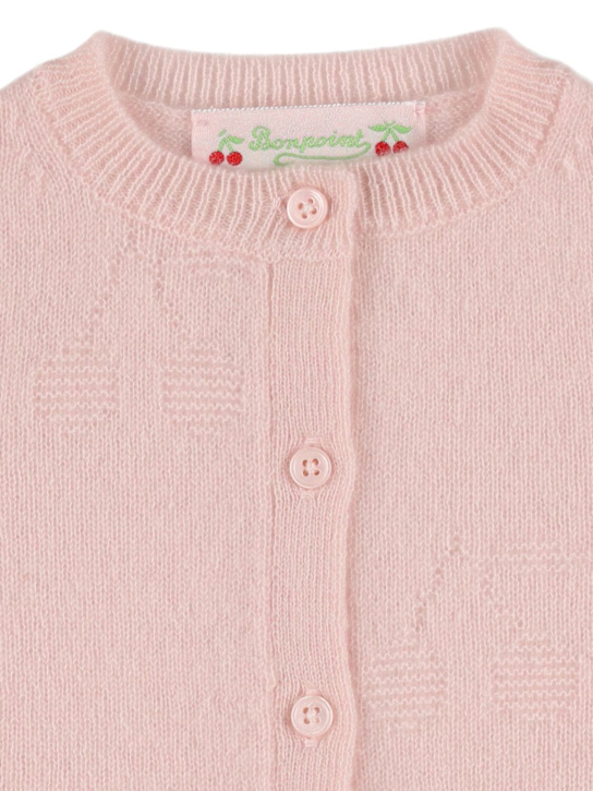 Bonpoint: カシミアニットカーディガン - kids-girls_1 | Luisa Via Roma