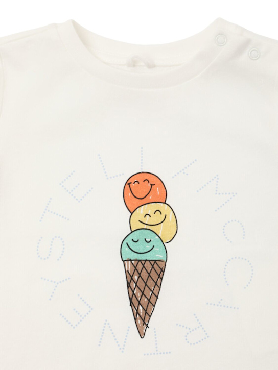 Stella McCartney Kids: Ice Cream コットンジャージーTシャツ - kids-girls_1 | Luisa Via Roma