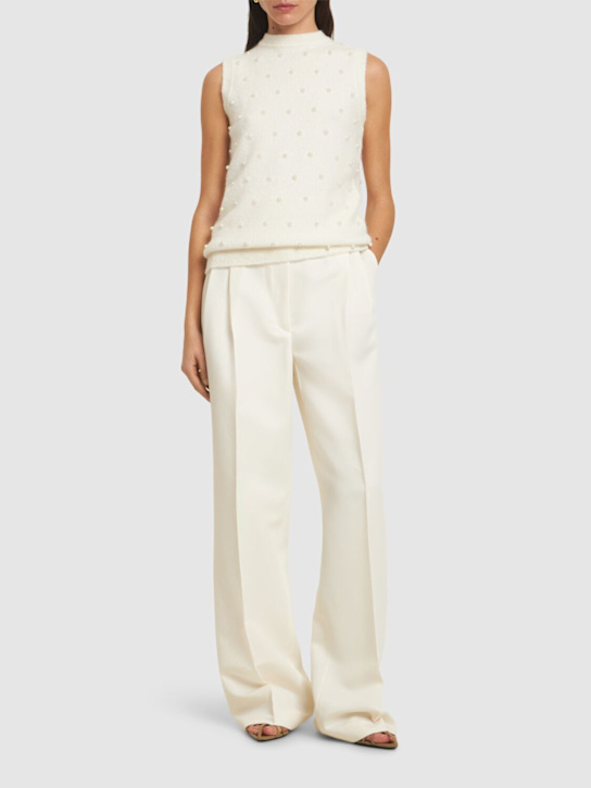 Zimmermann: Crush beaded alpaca blend top - women_1 | Luisa Via Roma