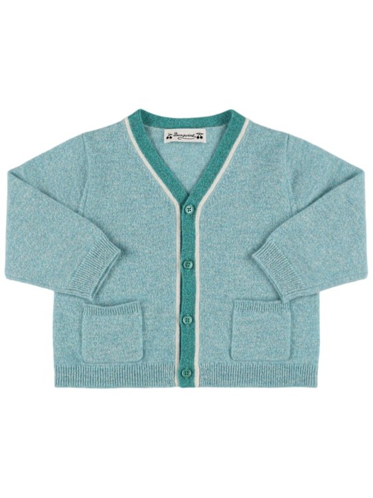 Bonpoint: Cashmere knit cardigan - kids-boys_0 | Luisa Via Roma