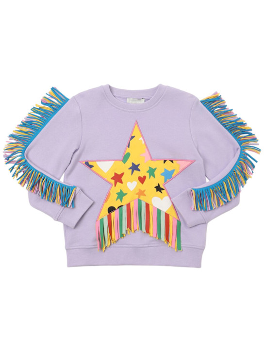 Stella McCartney Kids: コットンスウェットシャツ - kids-girls_0 | Luisa Via Roma