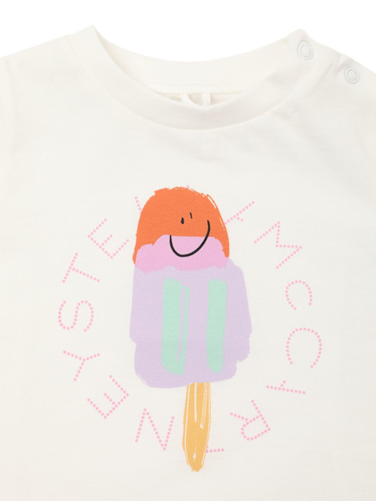 Stella McCartney Kids: Ice Cream コットンジャージーTシャツ - kids-girls_1 | Luisa Via Roma