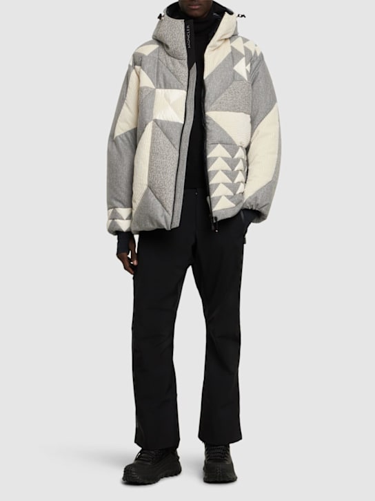 Moncler Grenoble: Sedrun virgin wool down jacket - men_1 | Luisa Via Roma