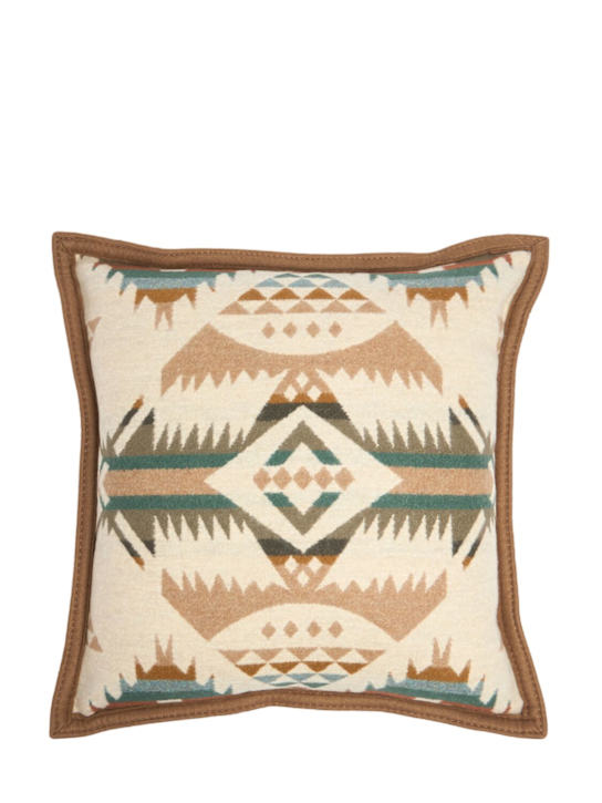 Pendleton Woolen Mills: Saddle jacquard pillow - Beige - ecraft_0 | Luisa Via Roma