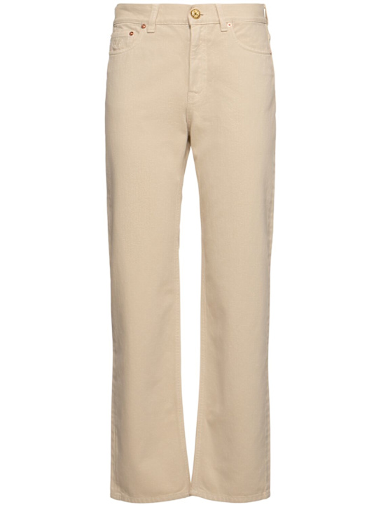 Paso high rise denim straight jeans