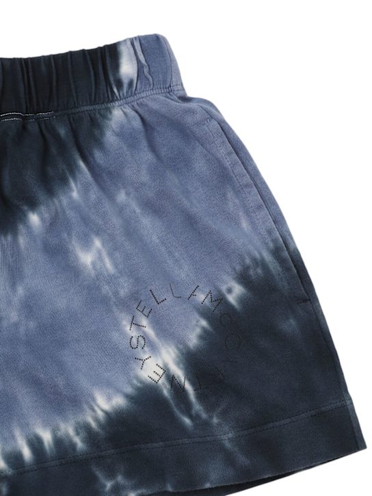 Stella McCartney Kids: タイダイコットンスウェットショートパンツ - kids-girls_1 | Luisa Via Roma