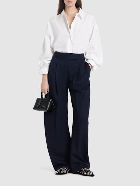 The Attico: Diana parachute canvas overshirt - White - women_1 | Luisa Via Roma