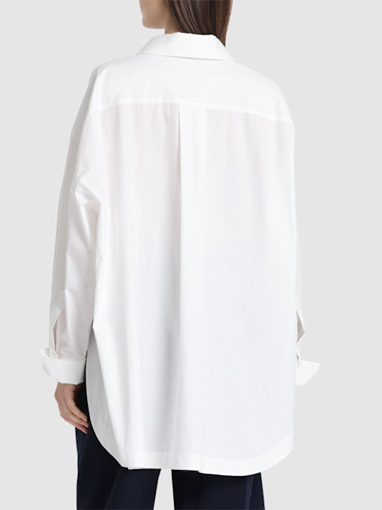 The Attico: Diana parachute canvas overshirt - White - women_2 | Luisa Via Roma