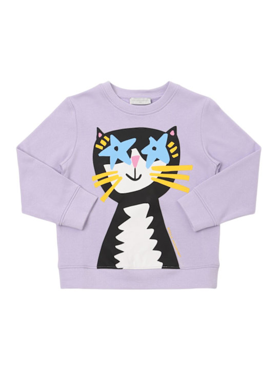 Stella McCartney Kids: コットンスウェットシャツ - kids-girls_0 | Luisa Via Roma