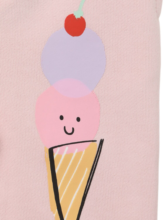 Stella McCartney Kids: Printed cotton sweatpants - Pembe - kids-girls_1 | Luisa Via Roma