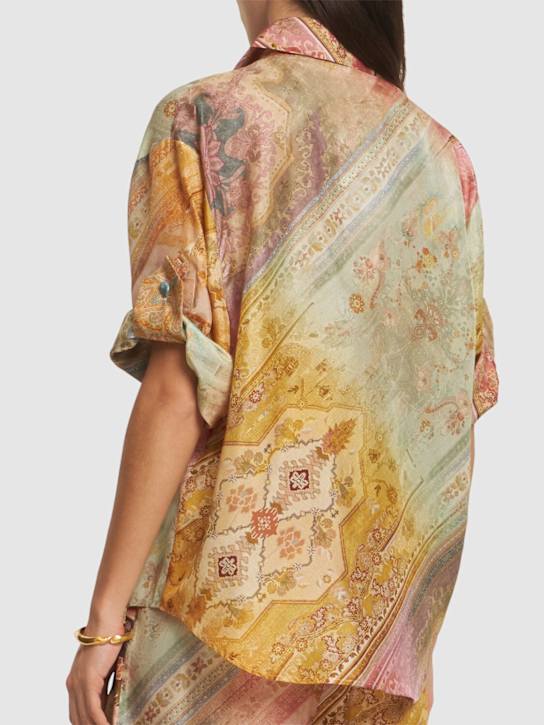 Zimmermann: Tallow休闲真丝衬衫 - 多色 - women_2 | Luisa Via Roma