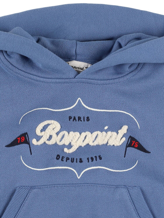 Bonpoint: コットンスウェットフーディー - kids-boys_1 | Luisa Via Roma