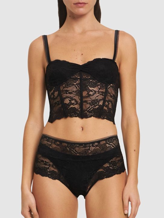Ermanno Scervino: Lace corset bra - women_1 | Luisa Via Roma