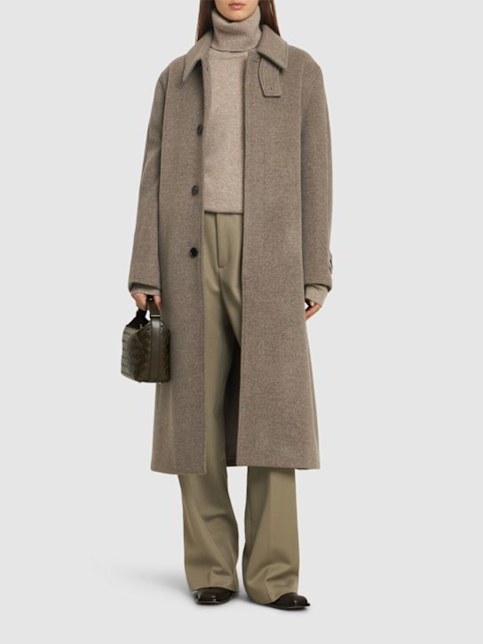 Dunst: Cappotto unisex in misto lana con cintura - women_1 | Luisa Via Roma