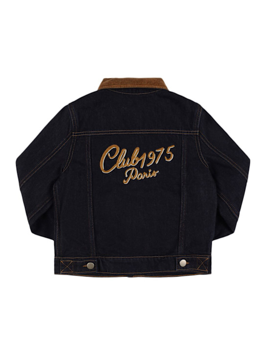 Bonpoint: コットンデニムジャケット - kids-boys_1 | Luisa Via Roma