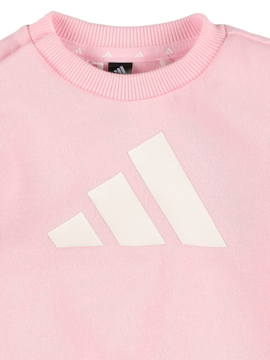 adidas Originals: Cotton blend sweatshirt & sweatpants - kids-girls_1 | Luisa Via Roma