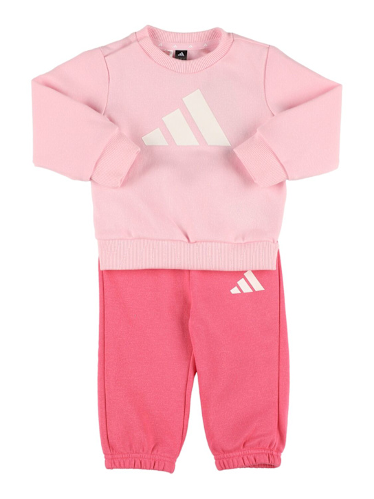 adidas Originals: Cotton blend sweatshirt & sweatpants - kids-girls_0 | Luisa Via Roma