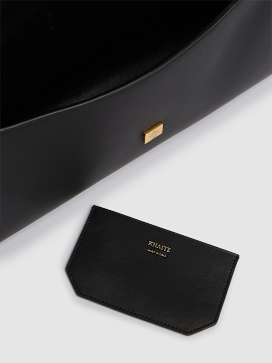 Khaite: Audrey clutch - Black - women_5 | Luisa Via Roma