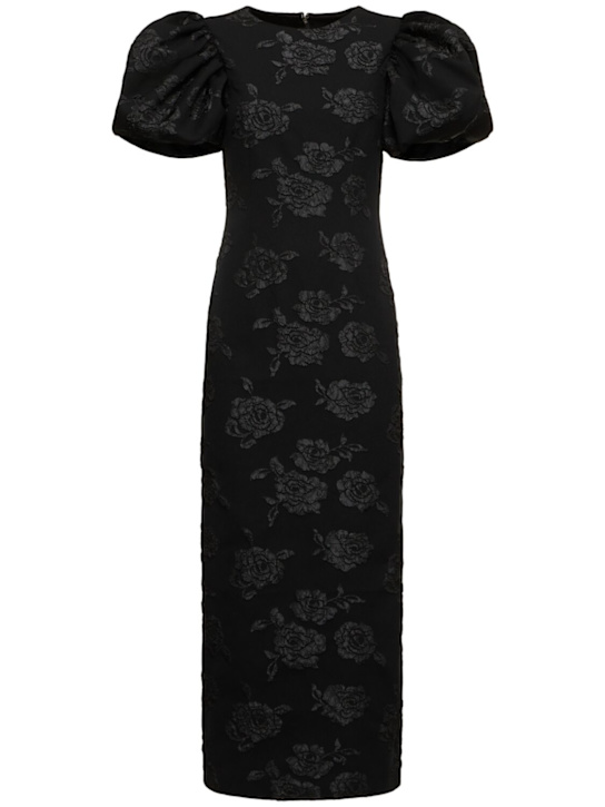 Rotate: 3D Jacquard midi dress - women_0 | Luisa Via Roma