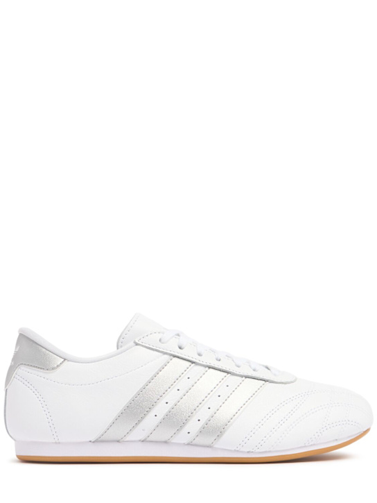 adidas Originals: Taekwondo Lace sneakers - White/Silver - women_0 | Luisa Via Roma