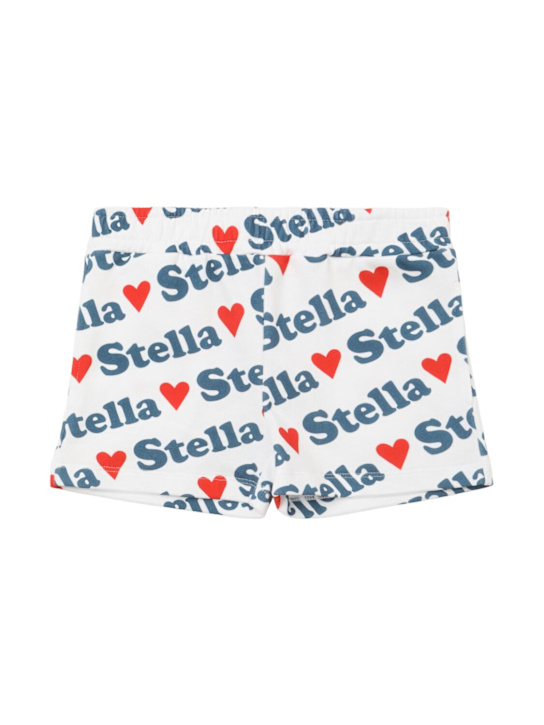 Stella McCartney Kids: コットンスウェットショートパンツ - kids-girls_0 | Luisa Via Roma
