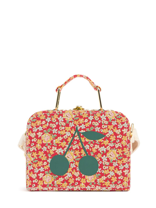Bonpoint: Printed cotton shoulder bag - Multicolor - kids-girls_0 | Luisa Via Roma