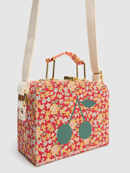Bonpoint: Printed cotton shoulder bag - Multicolor - kids-girls_1 | Luisa Via Roma