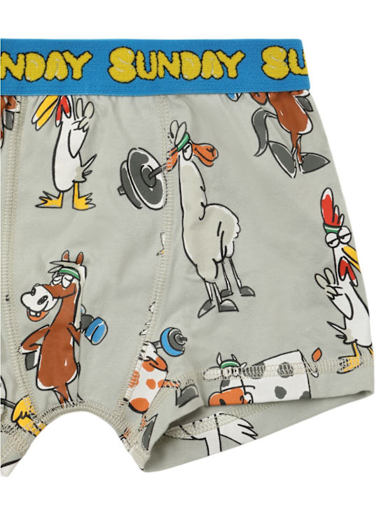 Stella McCartney Kids: コットンボクサーブリーフ 7点セット - kids-boys_1 | Luisa Via Roma