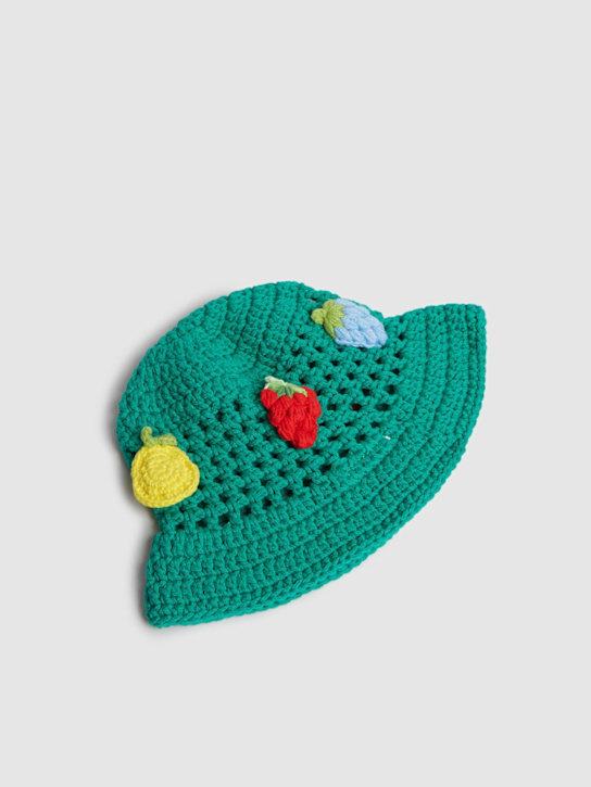 Stella McCartney Kids: コットンクロシェバケットハット - kids-girls_1 | Luisa Via Roma