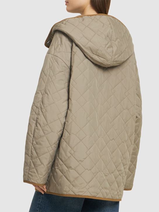 A.P.C.: Joseph quilted jacket - Beige - women_2 | Luisa Via Roma