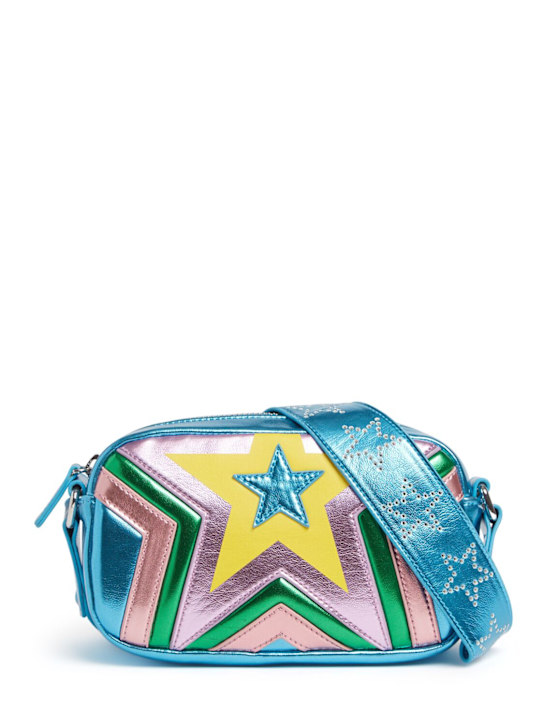 Stella McCartney Kids: Star metallic camera bag - kids-girls_0 | Luisa Via Roma