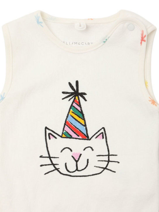 Stella McCartney Kids: コットンボディスーツ 2点セット - マルチカラー - kids-boys_1 | Luisa Via Roma