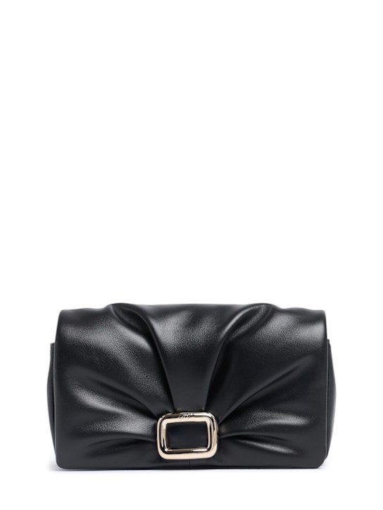 Roger Vivier: Viv Choc Me leather wallet-on-chain - women_0 | Luisa Via Roma