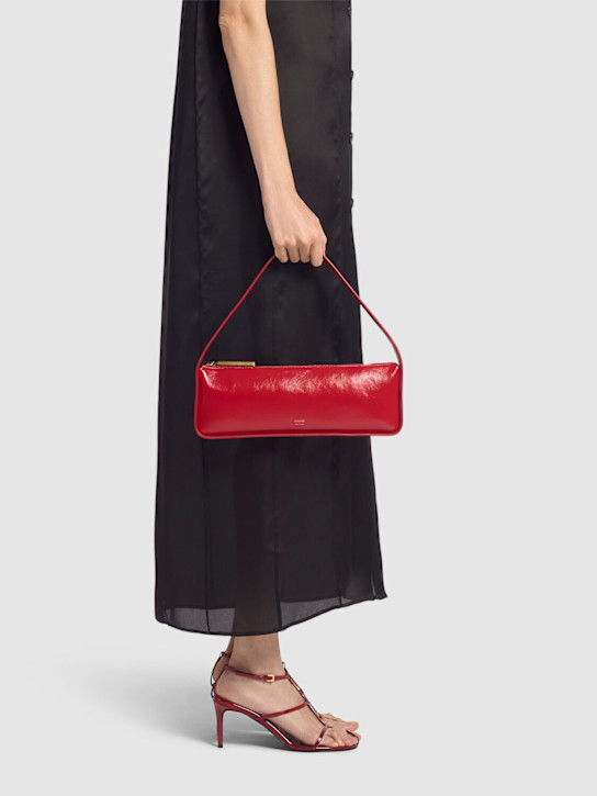 Khaite: Lori leather shoulder bag - Rebel - women_1 | Luisa Via Roma