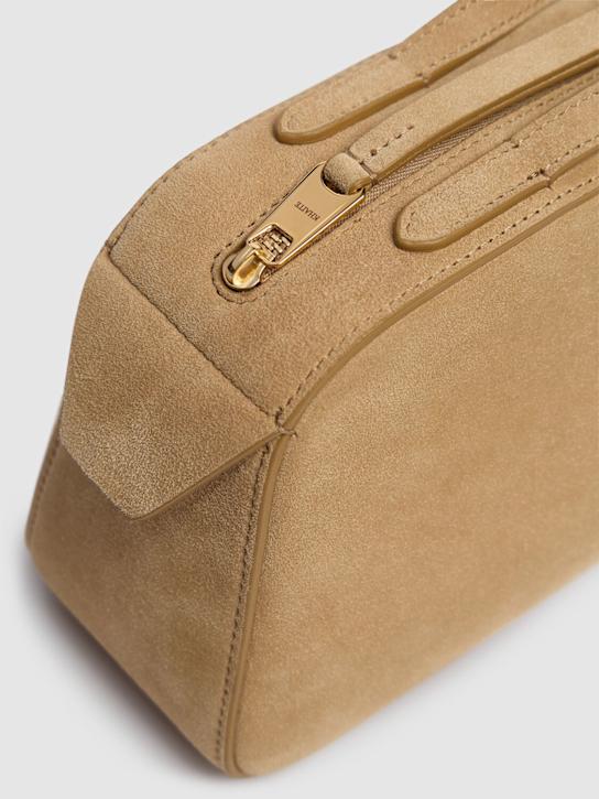 Khaite: Simona leather shoulder bag - women_4 | Luisa Via Roma