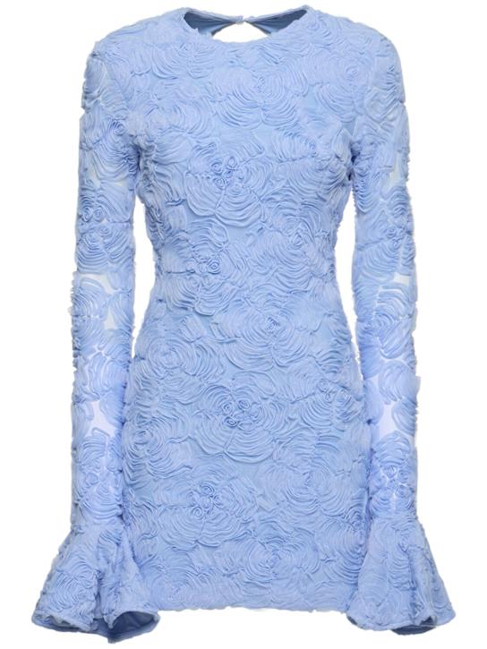 Rotate: Rosita flower mesh mini dress - women_0 | Luisa Via Roma